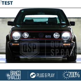 2 Faros Delanteros LED 7" para VOLKSWAGEN GOLF MK2 6500K | Luces de Cruce + Carretera