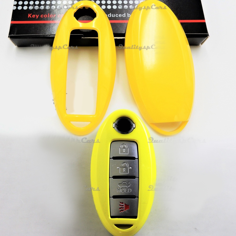 Funda Rígida Llave Mando Amarillo para Nissan Carcasa Protectora en Abs Térmico Funda Rígida Llave Mando Amarillo para Nissan Carcasa Protectora en Abs Térmico