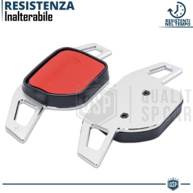 2 Steering Wheel Paddle Shift for AUDI A3 A4 A5 A6 A8 TT Q5 Q7 R8 | Silver Steel Paddle Shifters