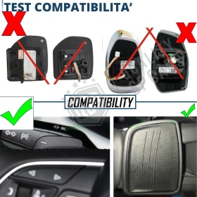 Steering Wheel Paddle Shift for AUDI A3 A4 A5 A6 A7 Q2 Q5 Q7 Q8 TT R8 | Silver Steel Paddles