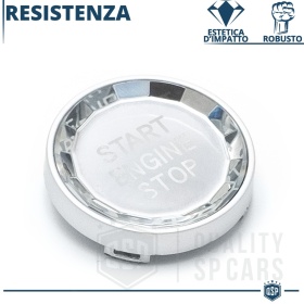 Engine Start Stop Button for Bmw E VERSIONS | START STOP ENGINE Button CRYSTAL Chromed