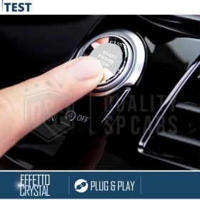 Botón de Arranque START STOP  para Bmw VERSIONES G & F con Botón OFF | Pulsador Arranque Motor CRISTAL