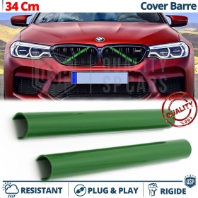 Barras Soporte Rejilla Verdes para BMW 34CM | Tiras Rigidas Protección Radiador