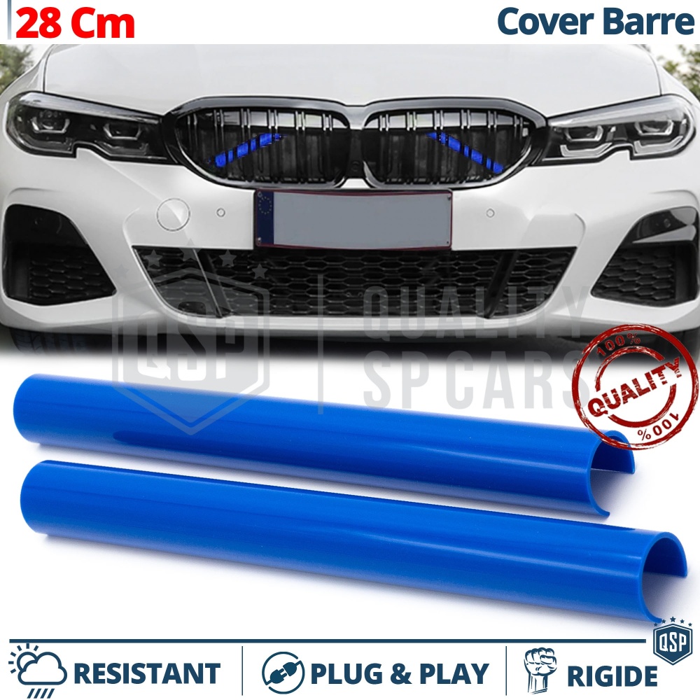 Barras Soporte Rejilla Azules para BMW 28CM | Tiras Rigidas Protección Radiador Barras Soporte Rejilla Azules para BMW 28CM | Tiras Rigidas Protección Radiador