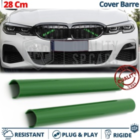 Barras Soporte Rejilla Verdes para BMW 28CM | Tiras Rigidas Protección Radiador