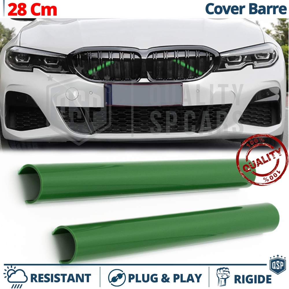 Barras Soporte Rejilla Verdes para BMW 28CM | Tiras Rigidas Protección Radiador Barras Soporte Rejilla Verdes para BMW 28CM | Tiras Rigidas Protección Radiador