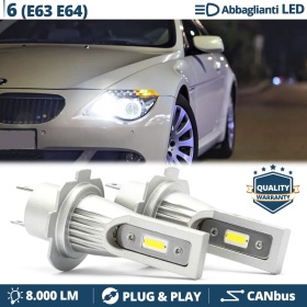 Luces de Carretera LED para BMW Serie 6 E63 E64 | Bombillas Led H7 CANbus 6500K 8000LM