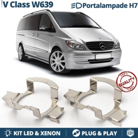 2X Adaptatores Soporte Bombilla H7 para MERCEDES CLASE V W639 para Montaje KIT LED Xenon