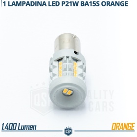 1x Bombilla LED P21W - BA15S CANbus | Intermitentes Led Luz Naranja | 1400LM Plug & Play