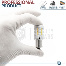 2x Bombillas LED P21W - BA15S CANbus 1700LM | Luz Blanco Frío 6500K 3400 LM | No Error