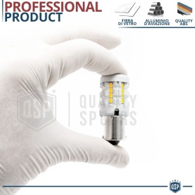 2x Bombillas LED P21W - BA15S CANbus | Intermitentes Led Luz Naranja 2800LM | No Error