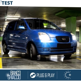 Kit Led H4 para KIA PICANTO 1 03-07 Luces de Cruce + Carretera 6500K 8000LM | Plug & Play CANbus