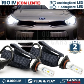 Kit LED HB3 para KIA RIO 4 Luces de Cruce + Carretera LED | CANbus 6500K