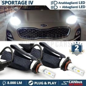 Kit LED HB3 para KIA SPORTAGE 4 Luces de Cruce + Carretera | CANbus 6500K 8000LM