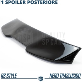 SPOILER Alerón Trasero PARA Audi A3 S3 8P 3 Puertas | Labio Maletero Techo NEGRO RS3 Style