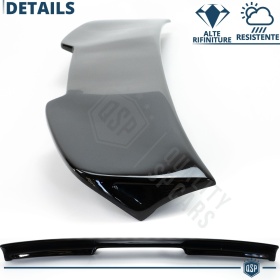 SPOILER Alerón Trasero PARA Audi A3 S3 8P 3 Puertas | Labio Maletero Techo NEGRO RS3 Style