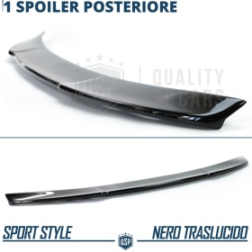SPOILER Alerón Trasero PARA Audi A3 8V SEDAN CABRIOLET | Labio Maletero Techo NEGRO RS3 Style