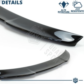 SPOILER Alerón Trasero PARA Audi A3 8V SEDAN CABRIOLET | Labio Maletero Techo NEGRO RS3 Style