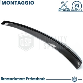 SPOILER Alerón Trasero PARA Audi A3 8V SEDAN CABRIOLET | Labio Maletero Techo NEGRO RS3 Style