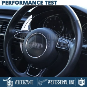 2 PALETTE Cambio al Volante per AUDI A7 (C7) | Leve Cambio Sequenziale in Alluminio Silver