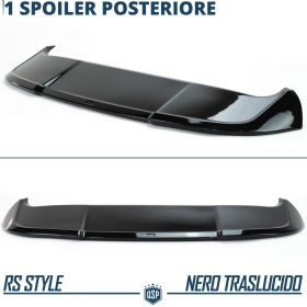 SPOILER Alerón Trasero PARA Audi A3 8V Sportback | Labio Maletero Techo NEGRO RS3 Style