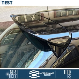 SPOILER Alerón Trasero PARA Audi A3 8V Sportback | Labio Maletero Techo NEGRO RS3 Style