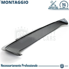 SPOILER Alerón Trasero PARA Audi A3 8V Sportback | Labio Maletero Techo NEGRO RS3 Style