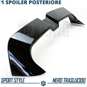 SPOILER Alerón Trasero PARA Audi A3 8V Sportback | Labio Maletero Techo NEGRO RS3 Style