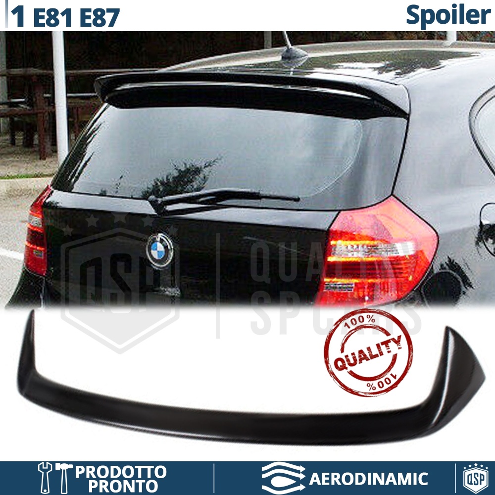 SPOILER Alerón Trasero PARA BMW Serie 1 E87 E81 | Labio Maletero Techo NEGRO MSport Style SPOILER Alerón Trasero PARA BMW Serie 1 E87 E81 | Labio Maletero Techo NEGRO MSport Style
