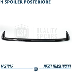 SPOILER Alerón Trasero PARA BMW Serie 1 E87 E81 | Labio Maletero Techo NEGRO MSport Style