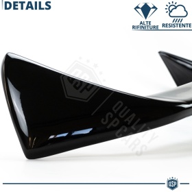 SPOILER Alerón Trasero PARA BMW Serie 1 E87 E81 | Labio Maletero Techo NEGRO MSport Style