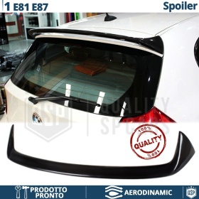 SPOILER Alerón Trasero PARA BMW Serie 1 E87 E81 | Labio Maletero Techo NEGRO MSport Style