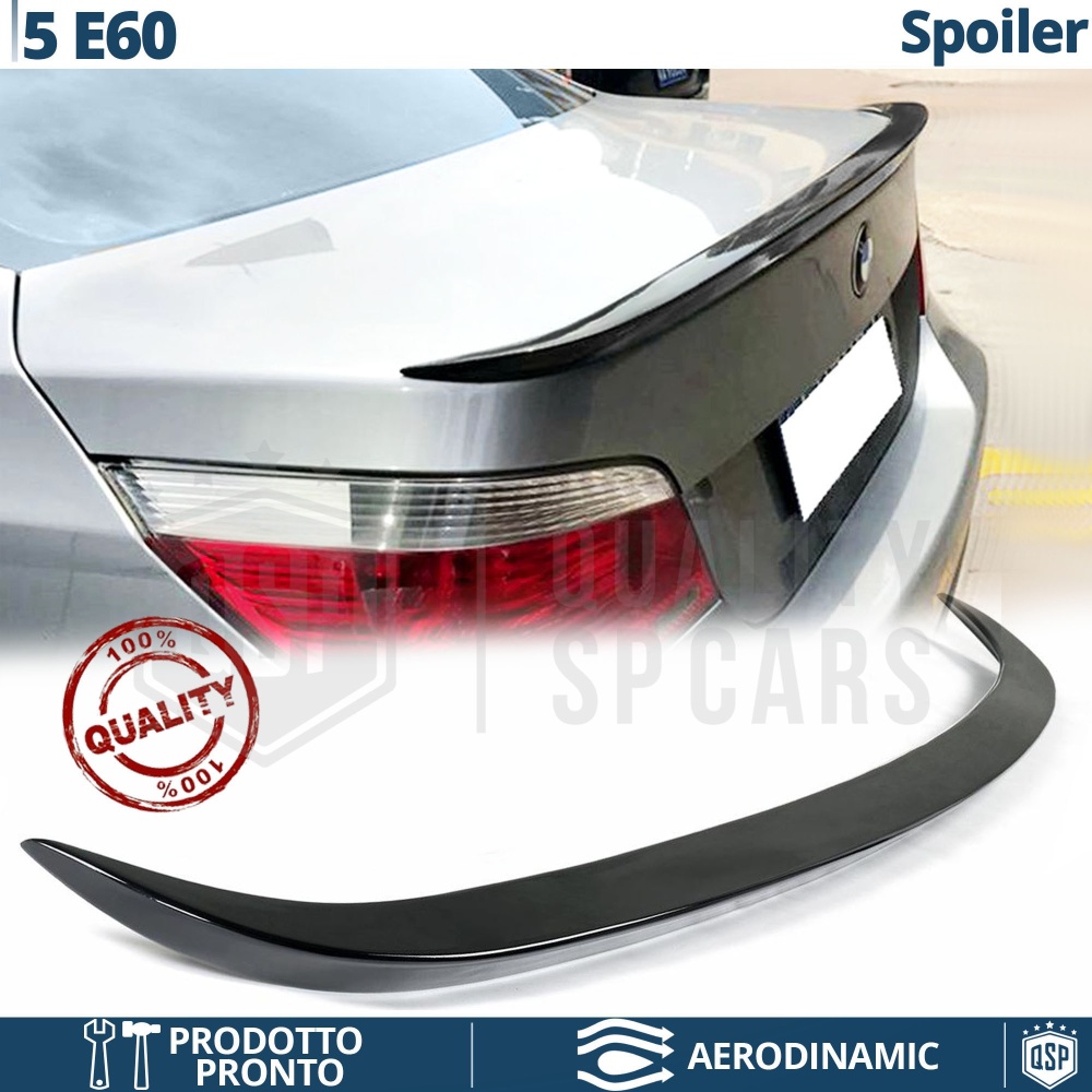 SPOILER Alerón Trasero PARA BMW Serie 5 E60 | Labio Maletero Techo NEGRO MSport Style SPOILER Alerón Trasero PARA BMW Serie 5 E60 | Labio Maletero Techo NEGRO MSport Style