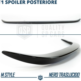 SPOILER Alerón Trasero PARA BMW Serie 5 E60 | Labio Maletero Techo NEGRO MSport Style
