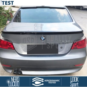 SPOILER Alerón Trasero PARA BMW Serie 5 E60 | Labio Maletero Techo NEGRO MSport Style