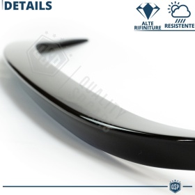 SPOILER Alerón Trasero PARA BMW Serie 5 E60 | Labio Maletero Techo NEGRO MSport Style