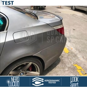 SPOILER Alerón Trasero PARA BMW Serie 5 E60 | Labio Maletero Techo NEGRO MSport Style