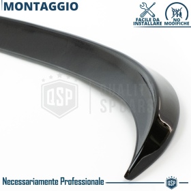 SPOILER Alerón Trasero PARA BMW Serie 5 E60 | Labio Maletero Techo NEGRO MSport Style