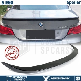 SPOILER Alerón Trasero PARA BMW Serie 5 E60 | Labio Maletero Techo NEGRO MSport Style