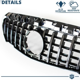 Parrilla REJILLA Delantera para MERCEDES CLA W117 | Negro Brillante