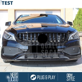 Parrilla REJILLA Delantera para MERCEDES CLA W117 | Negro Brillante