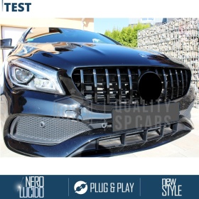 Parrilla REJILLA Delantera para MERCEDES CLA W117 | Negro Brillante