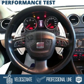 2 Levas de Volante para SEAT LEON 5F | Levas de Cambio en Aluminio Silver