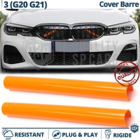 Cover Barre Radiatore per Bmw Serie 3 G20 G21 Arancioni | Fasce Rigide ad Incastro