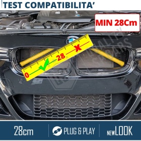 Barras Soporte Rejilla Amarillas para BMW Serie 3 G20 G21 | Tiras Rigidas Protección Radiador