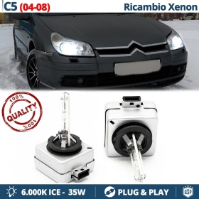 2x Bombillas Xenon D1S de Repuesto para CITROEN C5 I Facelift Luz 6.000K Blanco Frio Lámpara 35W