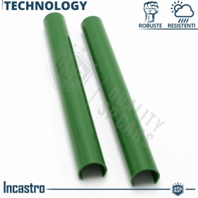 Green Crash Bar Covers for BMW 1 Series F20 F21 Front Grill | Rigid Radiator Protection Bars