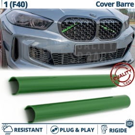 Barras Soporte Rejilla Verdes para BMW Serie 1 F40 | Tiras Rigidas Protección Radiador