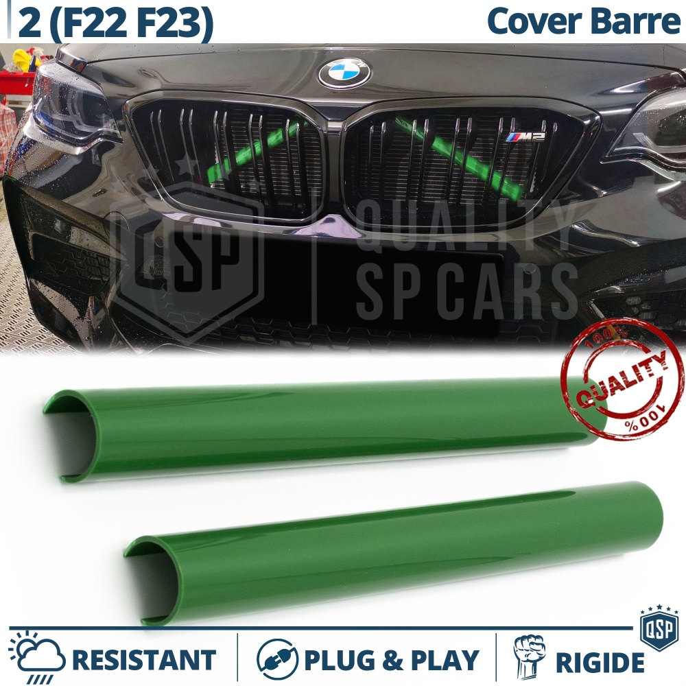 Grüne Kühlergrill Zierleisten Rohr Streifen für BMW 2ER F22 F23 | Starre Kühlerschutz Bänder Grüne Kühlergrill Zierleisten Rohr Streifen für BMW 2ER F22 F23 | Starre Kühlerschutz Bänder