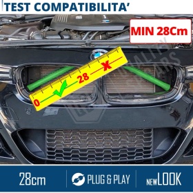 Barras Soporte Rejilla Verdes para BMW Serie 3 G20 G21 | Tiras Rigidas Protección Radiador